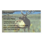 Bull elk business card template