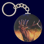 Bull Elk Call Of The Wild Key Chain keychains
