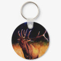 Bull Elk Call Of The Wild Key Chain keychains by artbyjolyn Bull Elk Call Of The Wild Key Chain keychains