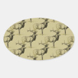 Bull Elk Hunters Wildlife Big Game Hunting Antlers Stickers