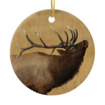 bull elk christmas ornaments