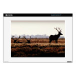 Bull Elk Silhouette Laptop Decals