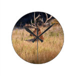 Bull Elk Wallclock