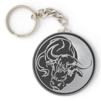 Bull Emblem keychain