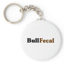 Bull Fecal Keychain