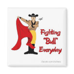 Bull Fighter Refrigerator Magnet