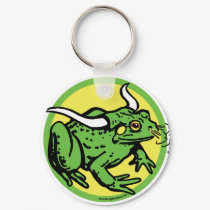 Bull Frog by Mudge Studios keychains