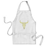 Bull head bulletin skull aprons