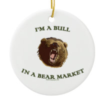 Bull in a Bear Market Ornaments
