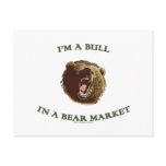Bull in a Bear Market Post Card