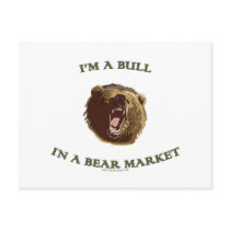 Bull in a Bear Market Post Card