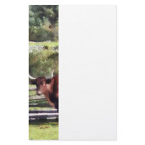 Bull in Pasture stationery