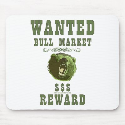 Bull Market Reward Mouse Pads by HappyDoggies