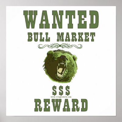 Bull Market Reward Posters by HappyDoggies