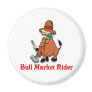 Bull Market Rider Fridge Magnets