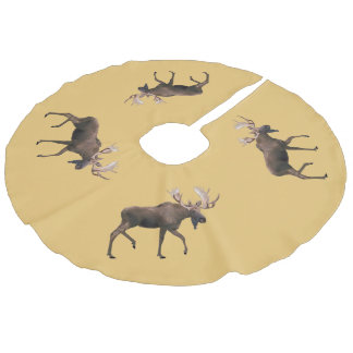 moose christmas tree skirts zazzle moose christmas tree skirts zazzle
