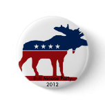 Bull Moose Party 2012 Pinback Button