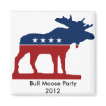 Bull Moose Party 2012 Fridge Magnets