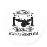 Bull Moose party Stickers