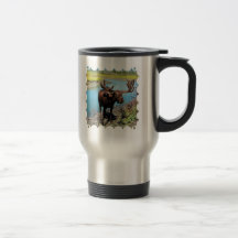 Bull Moose Travel Mug