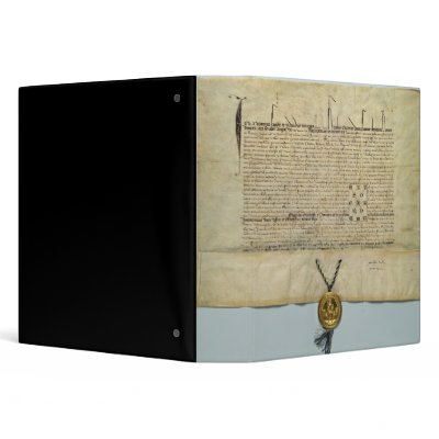 Bull of Charles IV  Holy Roman Emperor Vinyl Binder by bridgemanart