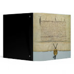 Bull of Charles IV  Holy Roman Emperor Vinyl Binder