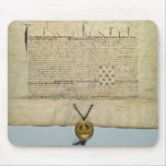 Bull of Charles IV  Holy Roman Emperor Mousepads