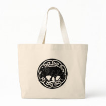 Bull of Prosperity - Celtic Knotwork Bag by celticinspirations Bull of Prosperity - Celtic Knotwork Bag
