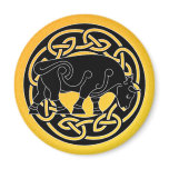 Bull of Prosperity - Celtic Knotwork Magnet