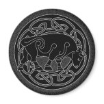 Bull of Prosperity - Celtic Knotwork Magnet