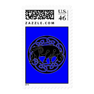 Bull of Prosperity Postage Stamp by seonaidh