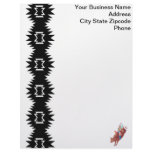 Bull Rider ~ I Love Rodeo Letterhead Template