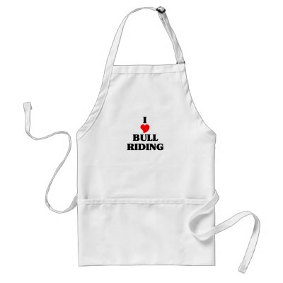 Bull Riding Apron by republicofsport