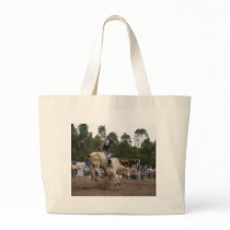 BULL RIDING BERT TOTE BAGS