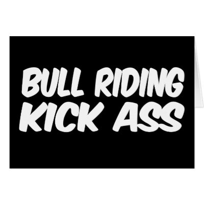 Bull Riding Greeting Cards by republicofsport