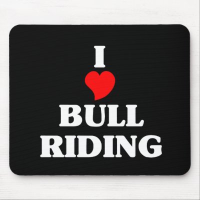 Bull Riding Mouse Pads by republicofsport