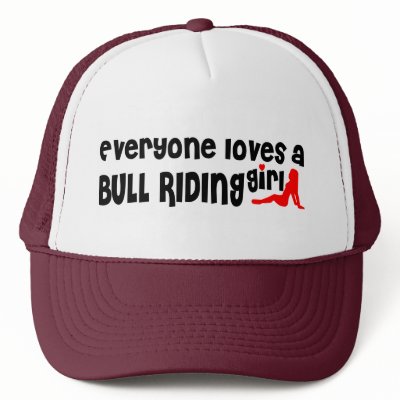 Bull Riding Trucker Hats by republicofsport