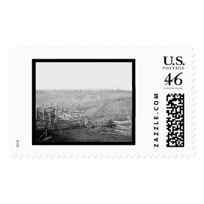 Bull Run Battlefield 1861 Postage Stamp by lc_civilwar