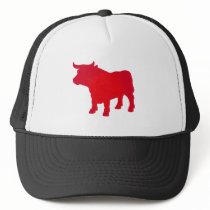 Bull see Red Mesh Hats