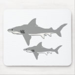 Bull shark mouse pad