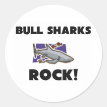 Bull Sharks Rock Stickers