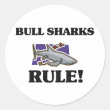 BULL SHARKS Rule! Stickers