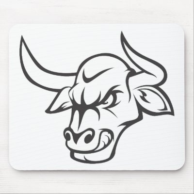 Bull Shirts | Cool Custom Bull Shirts Mouse Pads by graphicdesigner