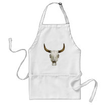 Bull Skull Apron by BryonTiffDesign Bull Skull Apron