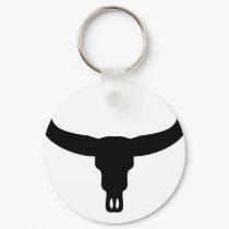 bull skull keychains