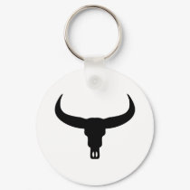 bull skull keychains