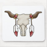 Bull Skull Mousepad
