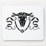 bull skull orna mouse pad