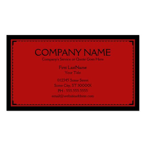 bull sophistications business card (back side)