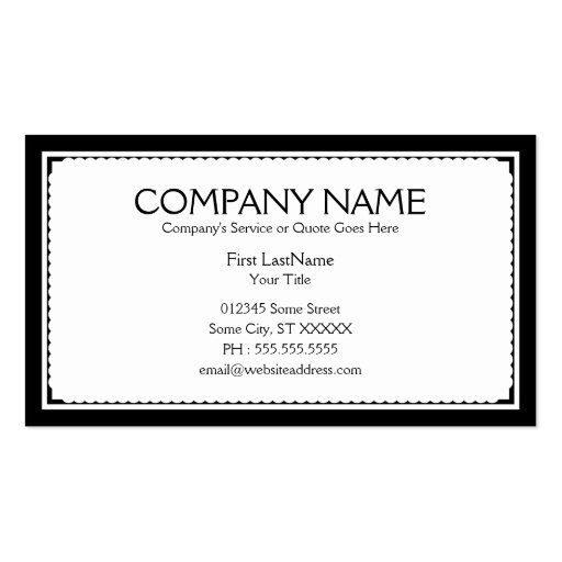 bull sophistications business card templates (back side)